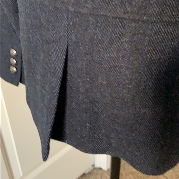 Talbot’s Navy Shetland Wool Blazer Size 12 - Picture 7 of 10
